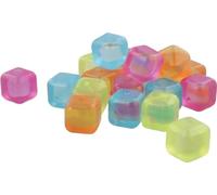 lot 20 glaçons plastique Réutilisable Glaçon Cube Réfrigérant Fini de couper le goût des boissons à cause de l'eau Couleur Aléatoire