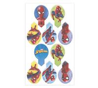 LOT 20 PIQUES / TOPPERS SPIDERMAN DECOR GATEAU ANNIVERSAIRE CUPCAKES