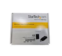 Lot 20 StarTech USB Son Carte ,3.5mm Adaptateur Audio Vers ,Externe ICUSBAUDIOB