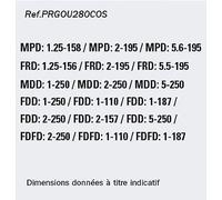 Lot 280 cosses en coffret