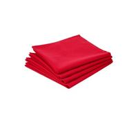 Serviette de table Atmosphera - Lot 2x 4 Serviettes de table - Coton - Rouge