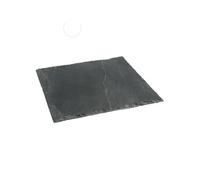 - Lot 2x Assiette en ardoise - 30 x 30 cm.
