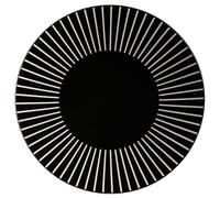 Lot 2x Assiette plate Sun - Diam. 27 cm - Noir