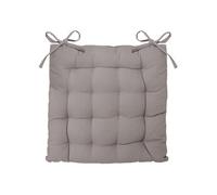 Toilinux - Lot 2x Galette de chaise - Gris Gris