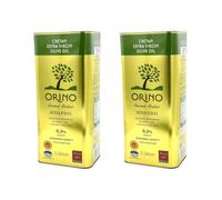 Lot 2x Huile d'olive crétoise extra vierge AOP - ORINO - bidon 5 litres