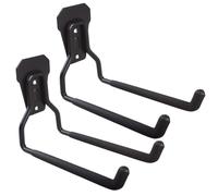 Maclean MC-440 Support mural garage acier noir 2 pièces charge 35 kg
