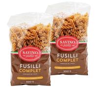 Lot 2x Pâtes Fusilli n°36 au blé complet - Paquet 500g