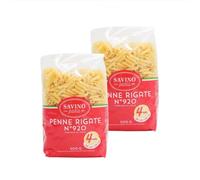 Lot 2x Pâtes mini Penne Rigate n°920 cuisson express - Paquet 500g