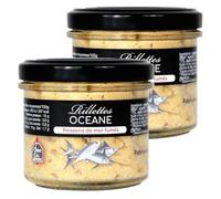 Lot 2x Rillettes océane (saumon, thon, espadon, marlin fumés) - Pot 90g