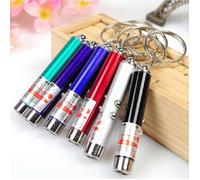 Lot 2X Stylo Laser Pointeur Porte Clé Chat Chien Led Enfants Jouet Lazer Lampe Couleur: Mix aléatoire
