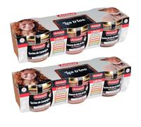 Lot 2x Terrine de campagne + Mousse de foie de porc au Cognac + Terrine de foie de volaille au Cognac - Bocal 3 x 180g