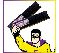 Lot 2x8Go (16Go) RAM DDR3 PC3L-12800U DIMM 1600Mhz 1.35v Mémoire Elephant Memory