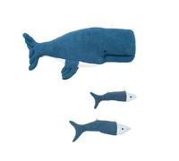 Lot 3 Animaux Océan Béluga + Poissons Dark Blue TU