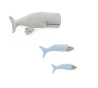 Lot 3 Animaux Océan Béluga + Poissons Grey And Light Blue TU
