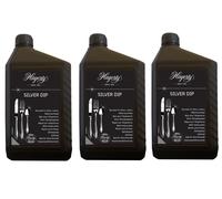 Lot 3 bain trempage nettoyant argenterie argent massif et plaqué 2L SILVER DIP H