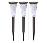 Lot 3 Balises solaires jardin Groom 42,5cm
