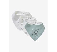 Lot 3 bavoirs bandanas en gaze de coton tanzanie TU