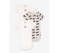 Lot 3 bodies manches courtes imprimé baleine blanc 12M(74CM)