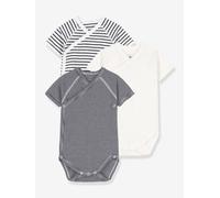 Petit Bateau Body marine 1M(54CM) Lot de 3