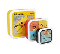 Lot 3 boîtes à gouter snack Pokemon