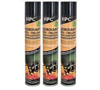 LOT 3 BOMBES FOUDROYANT CHOC NID DE GUÊPES, FRELONS ASIATIQUES 750ml