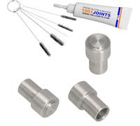 LOT 3 CAPUCHON DOUILLE ALUMINIUM POUR GOUPILLE PISTON SOUPAPE DE DRAINAGE UNITÉ DE PERCOLATION GROUPE BRASSAGE MACHINE À CAFÉ REMPLACEMENT COMPATIBLE AVEC JURA IMPRESSA GIGA KRUPS FRANKE AEG ETC…