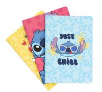 Lot 3 Carnets A5 Collection Tropical Stitch Pages Variés Lignes et Vierges