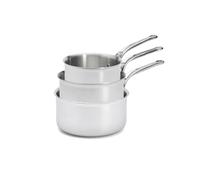 Lot 3 casseroles inox Affinity 16, 18 et 20 cm De Buyer