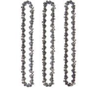 Lot 3 chaînes élagueuse 10"" (25 cm) - 40 maillons - faible rebond - compatibles Black+Decker, Ryobi, etc.