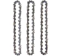 Lot 3 chaînes élagueuse 10"" (25 cm) - 40 maillons - faible rebond - compatibles Black+Decker Ryobi etc. -SPL