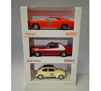 Lot 3 Choupette N°53, Shériff Général Lee, Torino Starsky Hutch 1/43 Norev Neuf