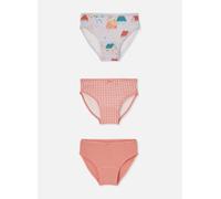 Lot 3 Culottes Fille Imprimé Maisons Et Vichy Multicolore 8A