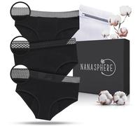 Lot 3 Culottes Menstruelles 3 Styles Dentelles | Ultra Absorbant 4 Couches Coton Bio Certifié | Flux Abondant sous Vêtement Réutilisable | Règles Fuites Post Accouchement Adolescente Incontinence