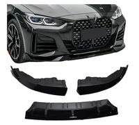 Lot 3 Diffuseurs Pare-Chocs Avant Sport Style MP pour BMW Série 4 G24 G26 420i 430i I4 M50 Gran Coupé 4 Portes 2021 2022 2023 2024 Voiture Front Spoilers Lip(Sport Style)