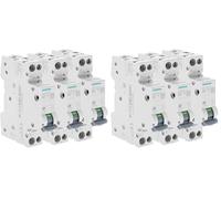 LOT 3 disjoncteurs modulaire 230V, 4,5kA, 1+N POLES, COURBE C, 10A (Lot de 2)