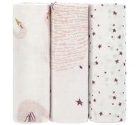 Lassig - Lot de 3 langes 80 x 80 cm Little Water Cygne