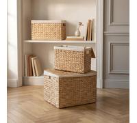 Lot 3 Malles De Rangement Naturelles