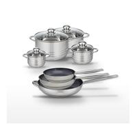 Lot 3 Poêles 24/28/32 cm Elo Profi Therm Platinum & 4 Faitouts Elo Brillant