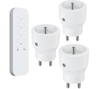 KYF Multiprise 3 prises, 2300W chacune, usage intérieur, télécommandée (avec télécommande)