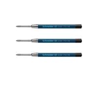Lot 3 recharges pour stylo bille - Noir - Pointe extra-large - Slider 755 XB - S