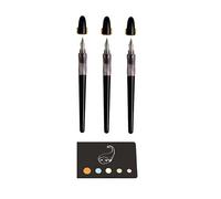 Lot 3 Stylos Plume Plumix Pointes Large Moyenne Fine + 1 Index Adhésif Blumie (Large Moy Fine)