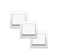 LOT 3 Va et Vient Blanc Delta Iris + Plaque basic Blanc