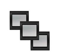 LOT 3 Va et Vient Silver Delta Iris + Plaque Métal textur? Alu Noir-Siemens Ingenuity for Life