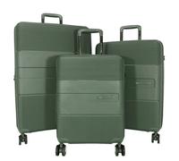 Lot 3 valises rigides dont 1 cabine TSA - Kaki - BA80043