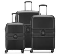 Lot 3 valises rigides Flanerie Se dont 1 cabine Polycarbonate TSA - Noir - FLANERIE3