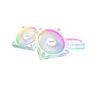 Lot 3 ventilateurs Asus Prime MR120 ARGB Reverse blanc