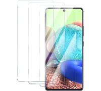 Lot 3 Verres Trempés 9h Hd Sans Bulles Anti-Rayures Toucher Sensible Pour Samsung Galaxy A71/A72/A73 5,7 Pouces