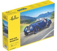 Maquette Voiture Bmw 328 Roadster |heller|80701| 1:24 Maquette Char Promo