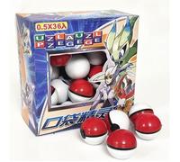 Lot 36 Pokeball Pokemon figurine jouet Pikachu ronflex Jigglypuff enfant anime avec boîte