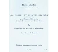 Lot 380 Basses et Chants Donnés. Volumes 4b 5b 6b. éléments de réalisations. Septiènes de diffentes , Neuvièmes de dominante, Accords altérations